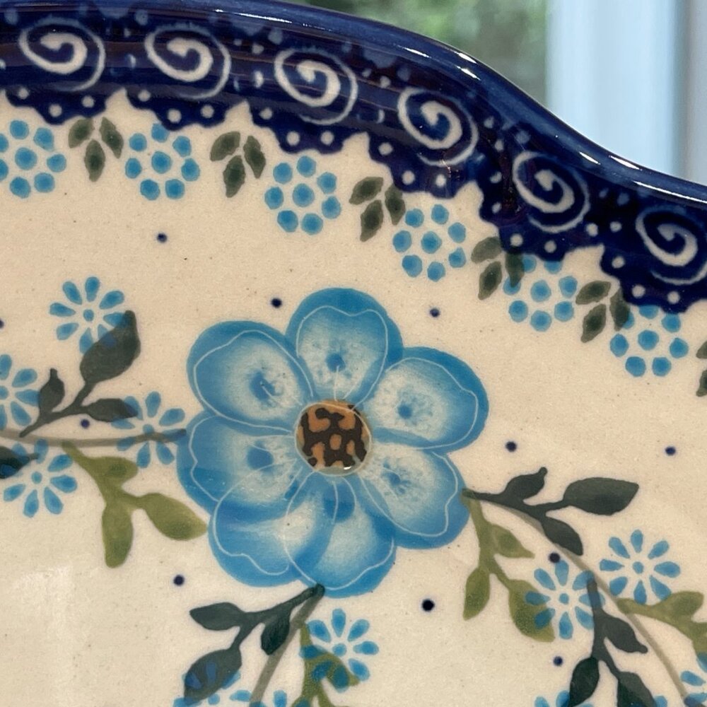 Gorgeous "Daphne" Floral Plate-Made in Poland-NEW - Picture 13 of 15